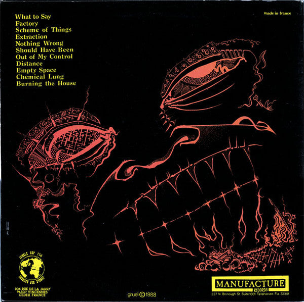 Gruel : Something In My Room (LP, Album)