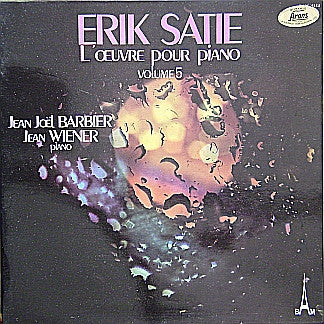 Erik Satie, Jean-Joël Barbier : L'Œuvre Pour Piano Volume 5 (LP, Album)