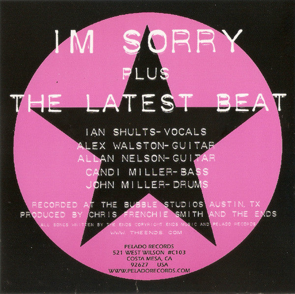 The Ends (3) : I'm Sorry (7", Single, Gre)