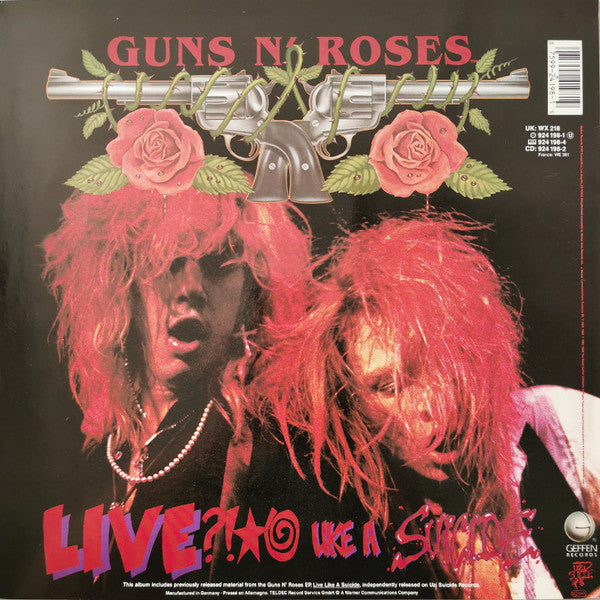 Guns N' Roses : G N' R Lies (LP, Album, Ltd, Sti)