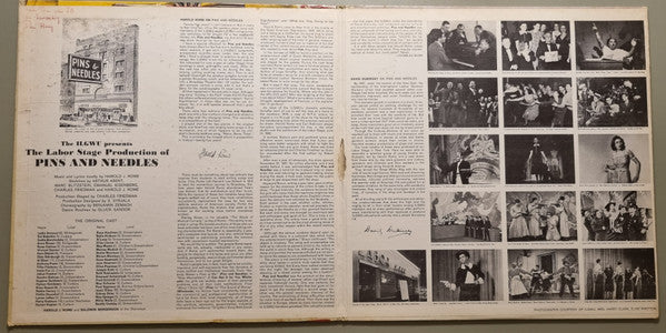 Harold Rome : Pins And Needles (LP, Album, Mono)