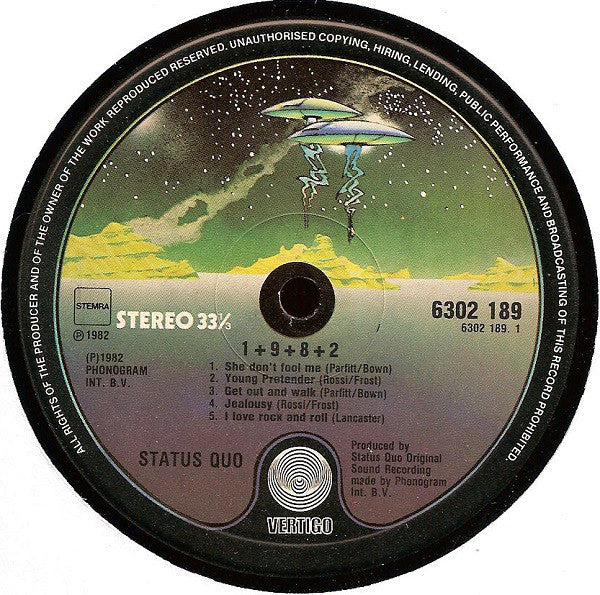 Status Quo : 1+9+8+2 (LP, Album)