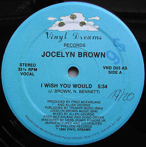 Jocelyn Brown : I Wish You Would (12", Single)