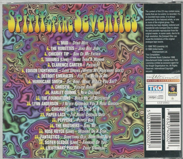 Various : Spirit Of The Seventies (CD, Comp)