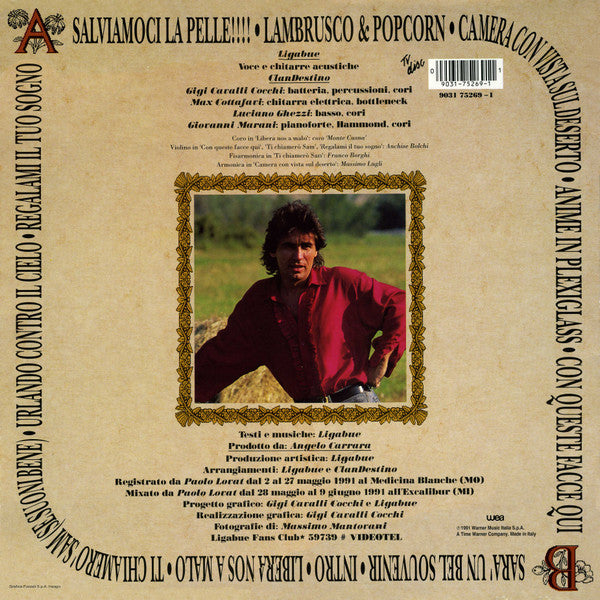 Ligabue* : Lambrusco Coltelli Rose & Pop Corn (LP, Album)