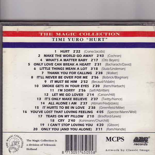 Timi Yuro : Hurt (CD, Comp)