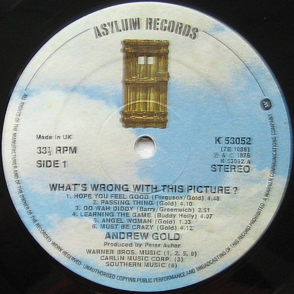 Andrew Gold : What's Wrong With This Picture? (LP, Album)