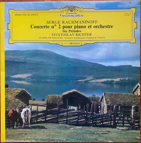 Sergei Vasilyevich Rachmaninoff, Sviatoslav Richter, Stanislaw Wislocki, Orkiestra Symfoniczna Filharmonii Narodowej : Concerto N° 2 Pour Piano Et Orchestre - Six Préludes (LP, RE)