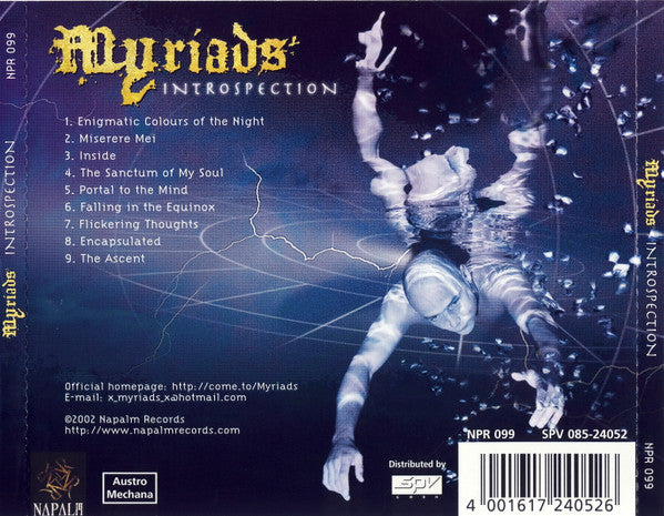 Myriads : Introspection (CD, Album)