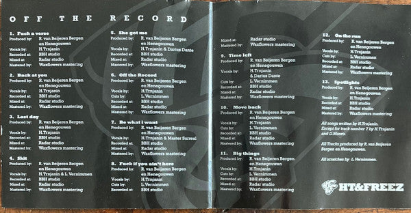 HT & Freez : Off The Record (CD, Album)