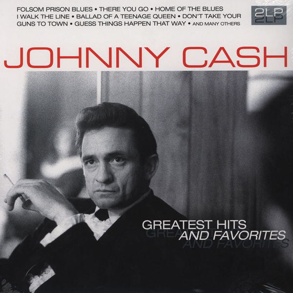 Johnny Cash : Greatest Hits And Favorites (2xLP, Comp)