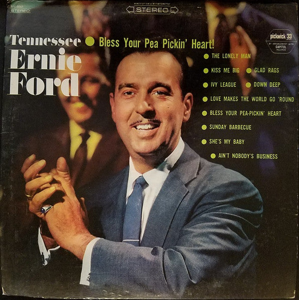 Tennessee Ernie Ford : Bless Your Pea Pickin' Heart! (LP, Album, Comp)