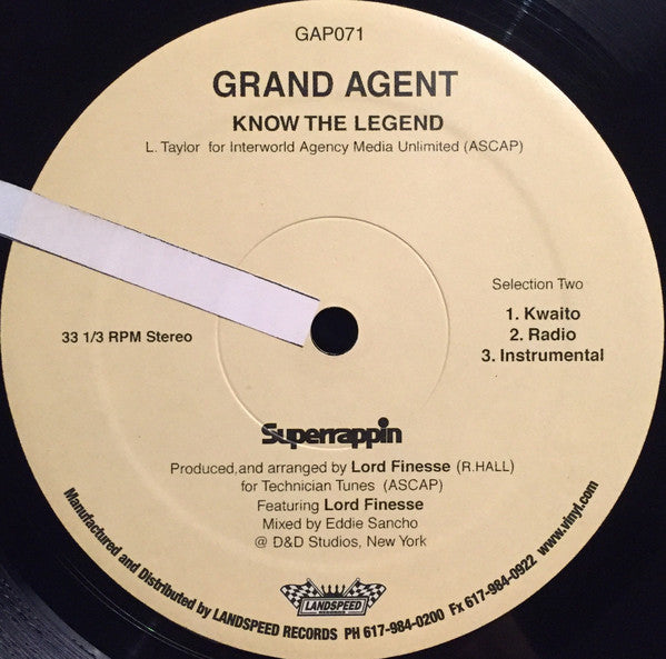 Grand Agent : Every Five Minutes (12")