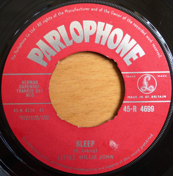 Little Willie John : There's A Difference / Sleep (7")