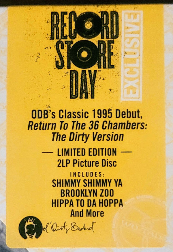 Ol' Dirty Bastard : Return To The 36 Chambers: The Dirty Version (2xLP, RSD, Ltd, Pic, RE, RM, Gat)
