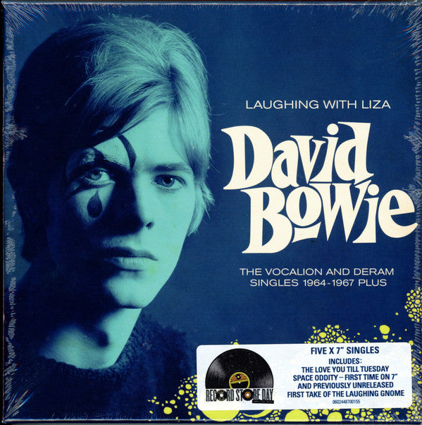 David Bowie : Laughing With Liza (The Vocalion And Deram Singles 1964-1967 Plus) (Box, RSD, Comp, Ltd + 5x7", Single)