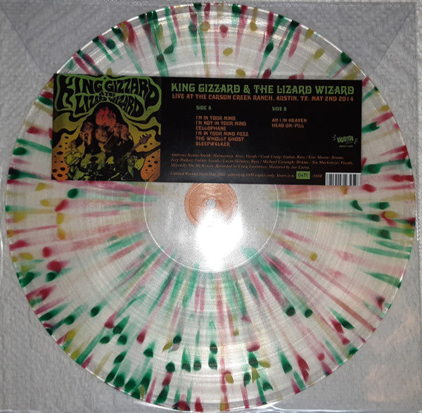 King Gizzard And The Lizard Wizard : Live At The Carson Creek Ranch, Austin, Tx. May 2nd 2014 (LP, RSD, Num, Red)