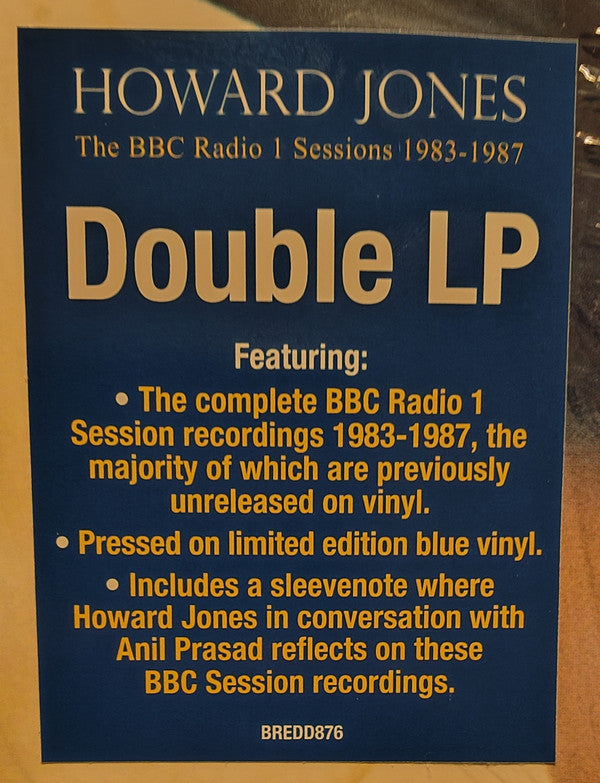 Howard Jones : The BBC Radio 1 Sessions 1983-1987 (2xLP, RSD, Ltd, Blu)