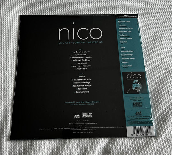Nico (3) : Live At The Library Theatre '80 (LP, RSD, Ltd, Cle)