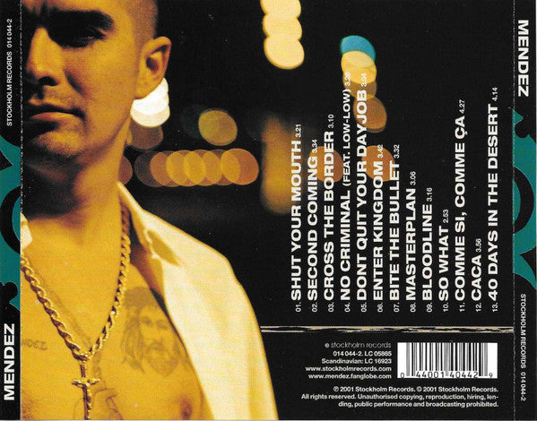DJ Mendez : Mendez (CD, Album)