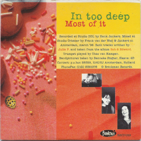 Julia P. Hersheimer : In Too Deep (CD, Single)