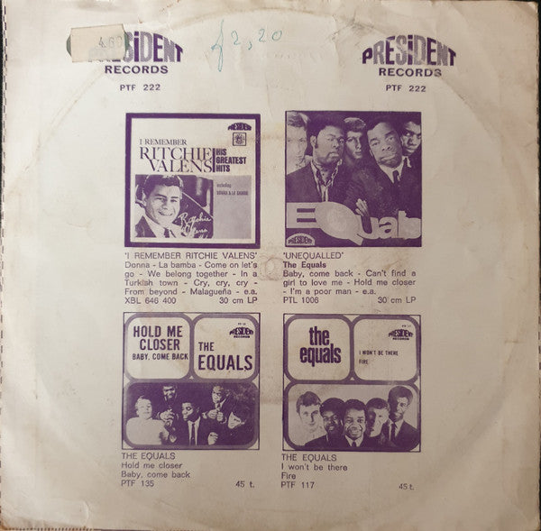 The Equals : Softly, Softly / Lonely Rita (7", Single, Mono)