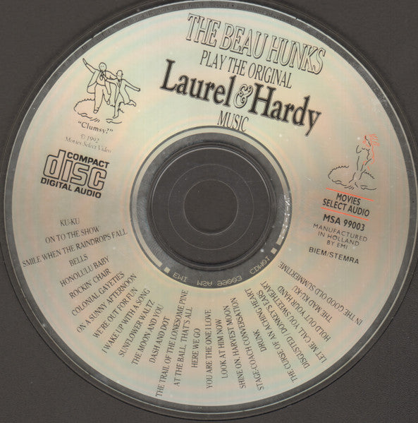 The Beau Hunks : The Beau Hunks Play The Original Laurel & Hardy Music (CD, Album)