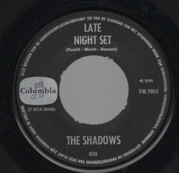 The Shadows : I Met A Girl (7")