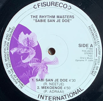 Rhythm Masters (5) : Sabie San Je Doe (12")