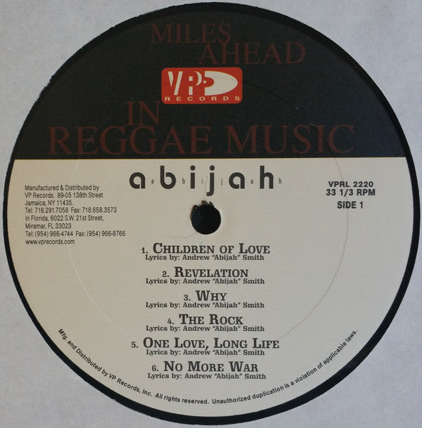 Abijah : Abijah (LP, Album)