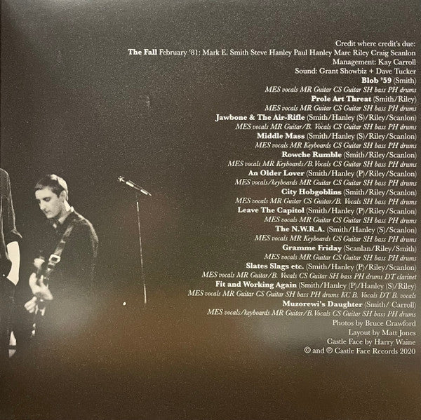 The Fall : Live At St. Helens Technical College, 1981 (LP + 7" + Album, Ltd, RP, Pos)