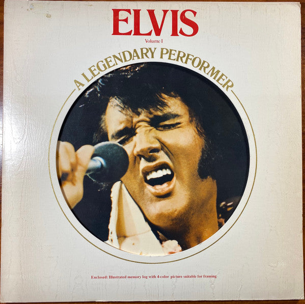 Elvis Presley : A Legendary Performer - Volume 1 (LP, Comp, Ora)