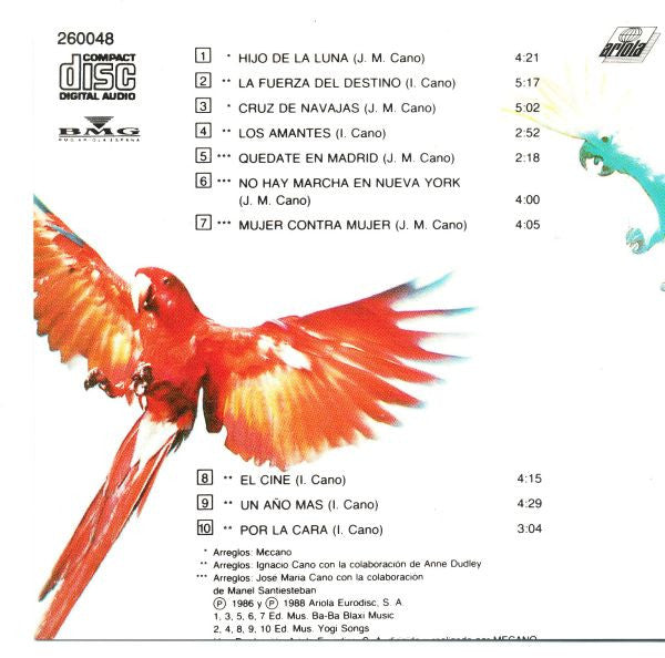 Mecano : Descanso Dominical (CD, Album, Comp)