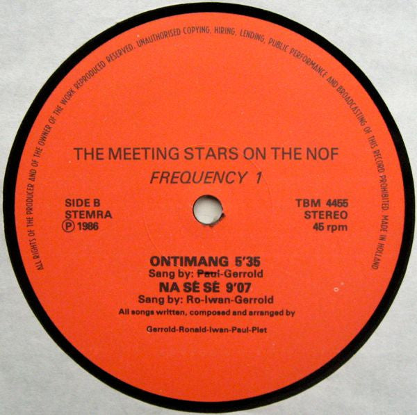 The Meeting Stars : On The NOF Frequency Nr.1 (12", Maxi)