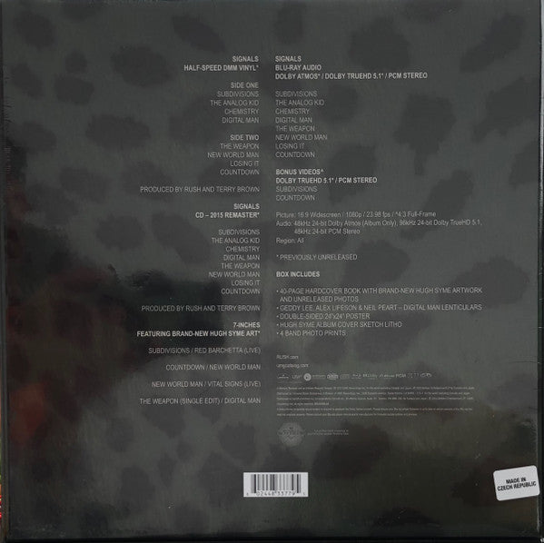 Rush : Signals (40th Anniversary) (LP, Album, RE, RM + 4x7", Single + CD, Album, RE, )