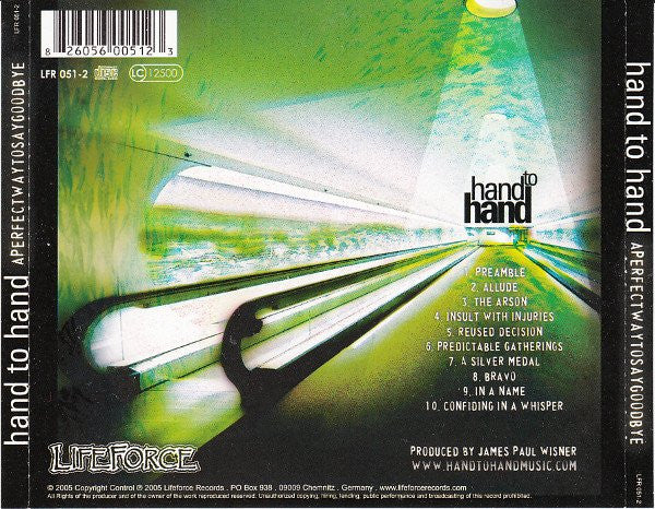 Hand To Hand : A Perfect Way To Say Goodbye (CD, Album)