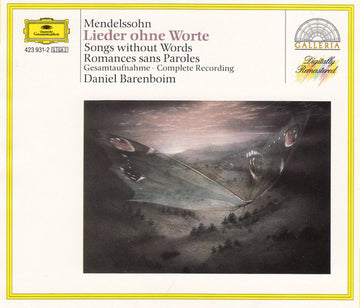 Felix Mendelssohn-Bartholdy, Daniel Barenboim : Lieder Ohne Worte. Gesamtaufnahme (2xCD, Album, RE, RM)