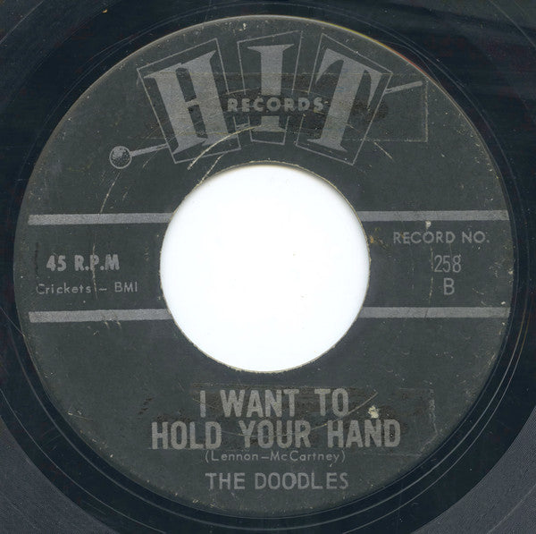 The Doodles / Fred York : I Want To Hold Your Hand / A Fool Never Learns (7", Single)