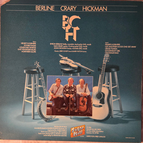 Byron Berline, Dan Crary, John Hickman : BCH (LP, Album)