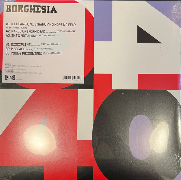 Borghesia : [PIAS] 40 (12", Comp)