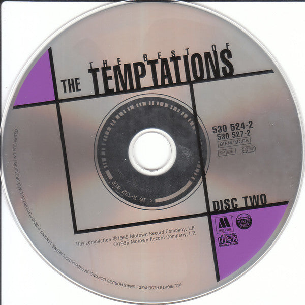 The Temptations : The Best Of The Temptations (2xCD, Comp, Mono, RM)