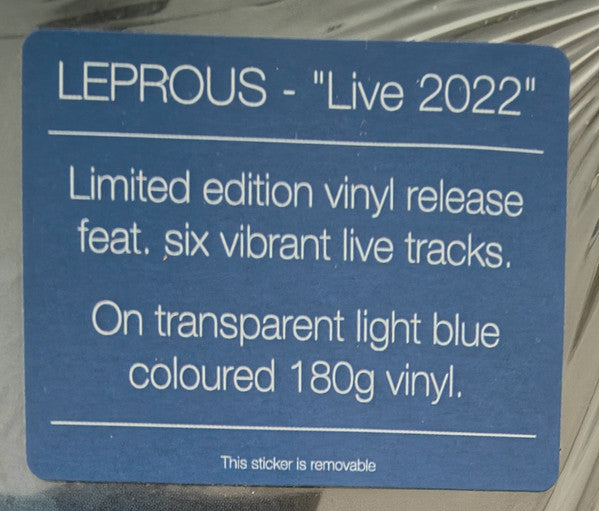 Leprous : Live 2022 (LP, Ltd, Blu)
