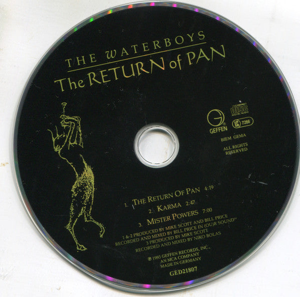 The Waterboys : The Return Of Pan (CD, Maxi)