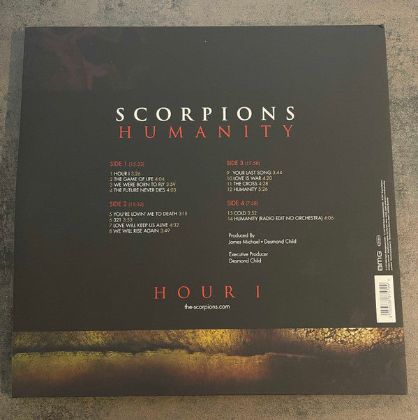 Scorpions : Humanity - Hour I (2xLP, Album, RE, RM, S/Edition, Gol)