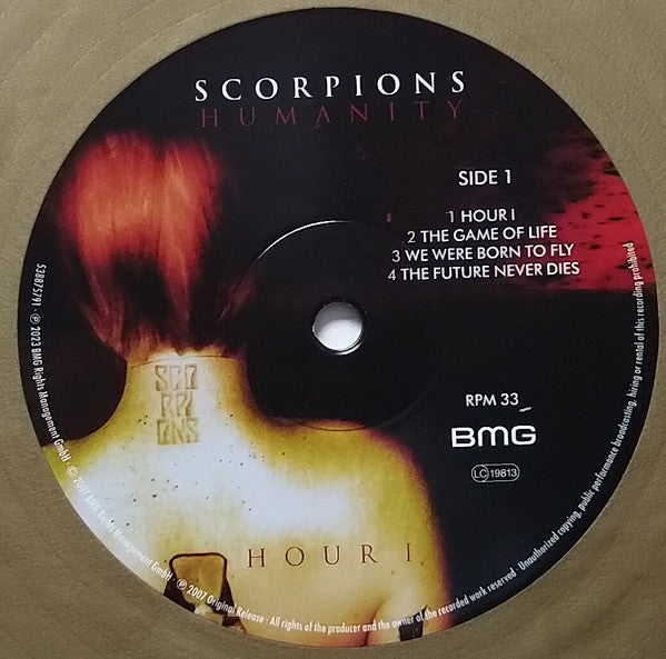 Scorpions : Humanity - Hour I (2xLP, Album, RE, RM, S/Edition, Gol)