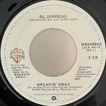 Al Jarreau : Breakin' Away / Blue Rondo A La Turk (Round, Round, Round) (7", Single)