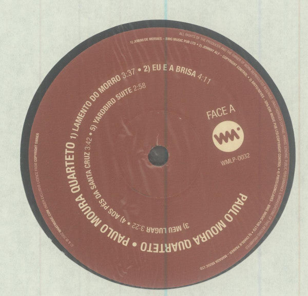 Paulo Moura Quarteto : Paulo Moura Quarteto (LP, Album, RE)