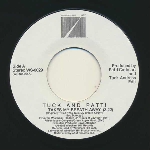 Tuck & Patti : Takes My Breath Away (7", Single)
