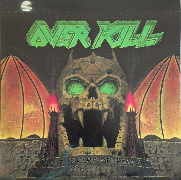 Overkill : The Years Of Decay (LP, Album, RE, RM, Red)