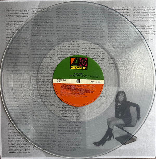 Brandy (2) : Never Say Never (2xLP, Album, Ltd, RE, Cry)